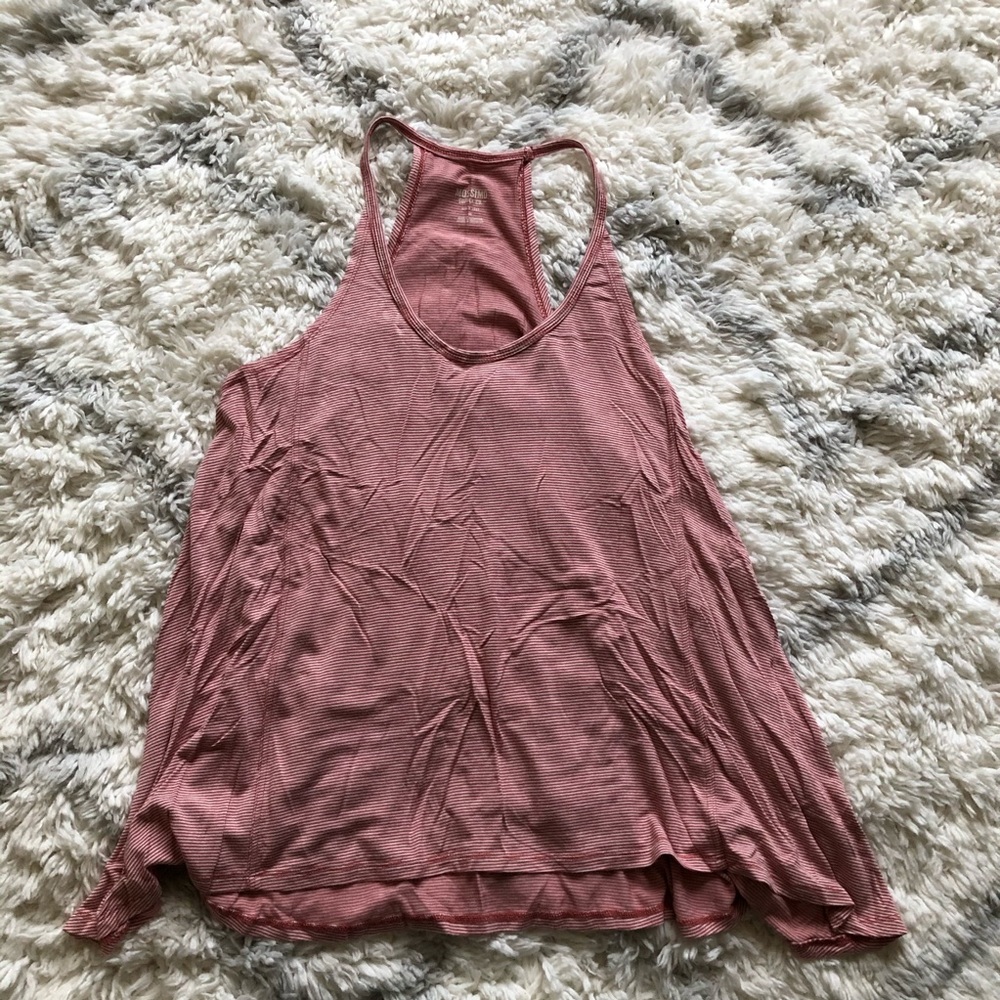 Red Striped tank top